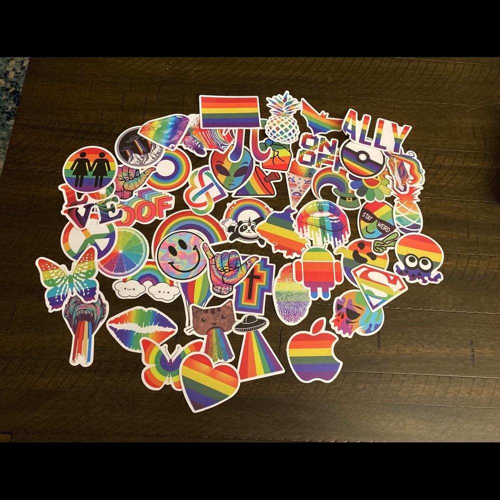 50 Pride Stickers